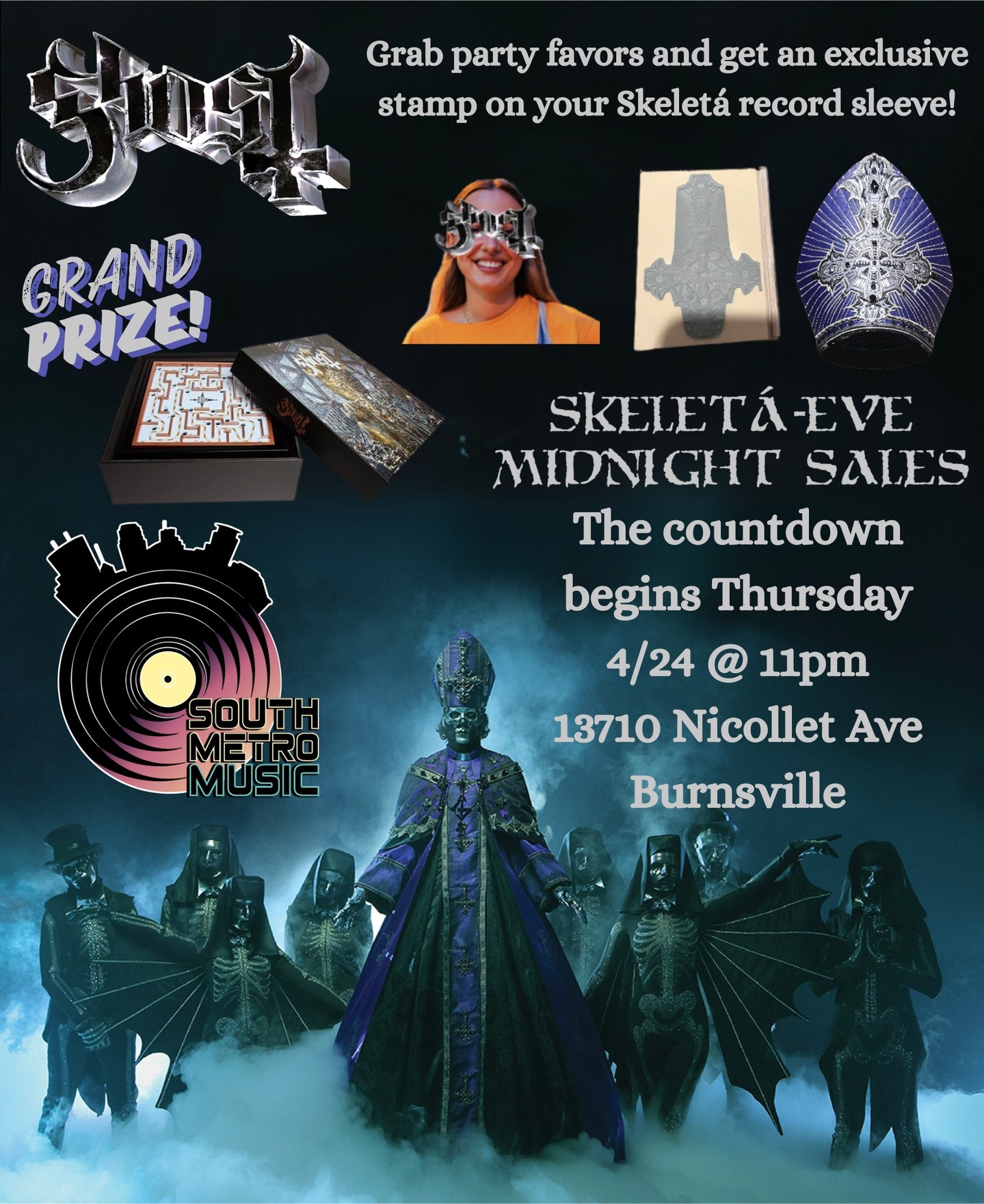 Join us this Thursday 4/24 to be the first to grab the new album 