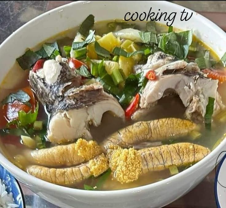 Cooking - Southeast Asian Fish Soup Recipe Yields: 4 servings Prep time ...