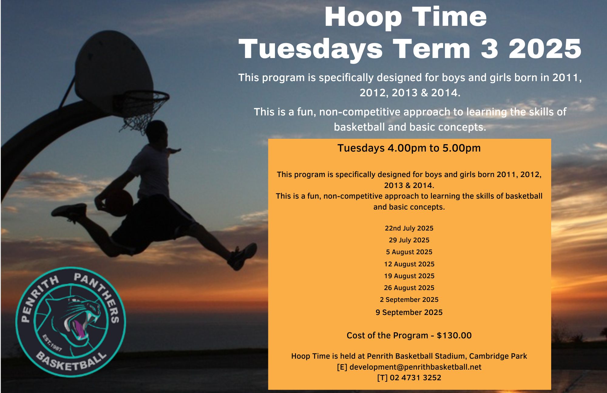 Penrith - HOOP TIME TERM 3 | REGISTRATIONS NOW OPEN Hoop Time ...