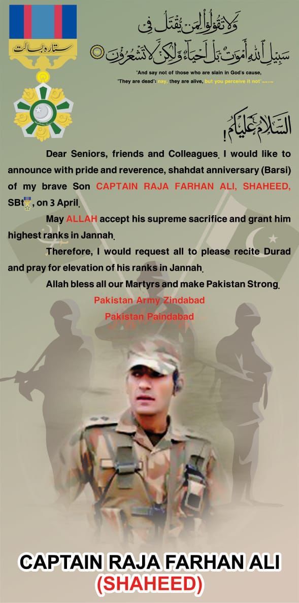 Capt. Raja Farhan Ali Shaheed