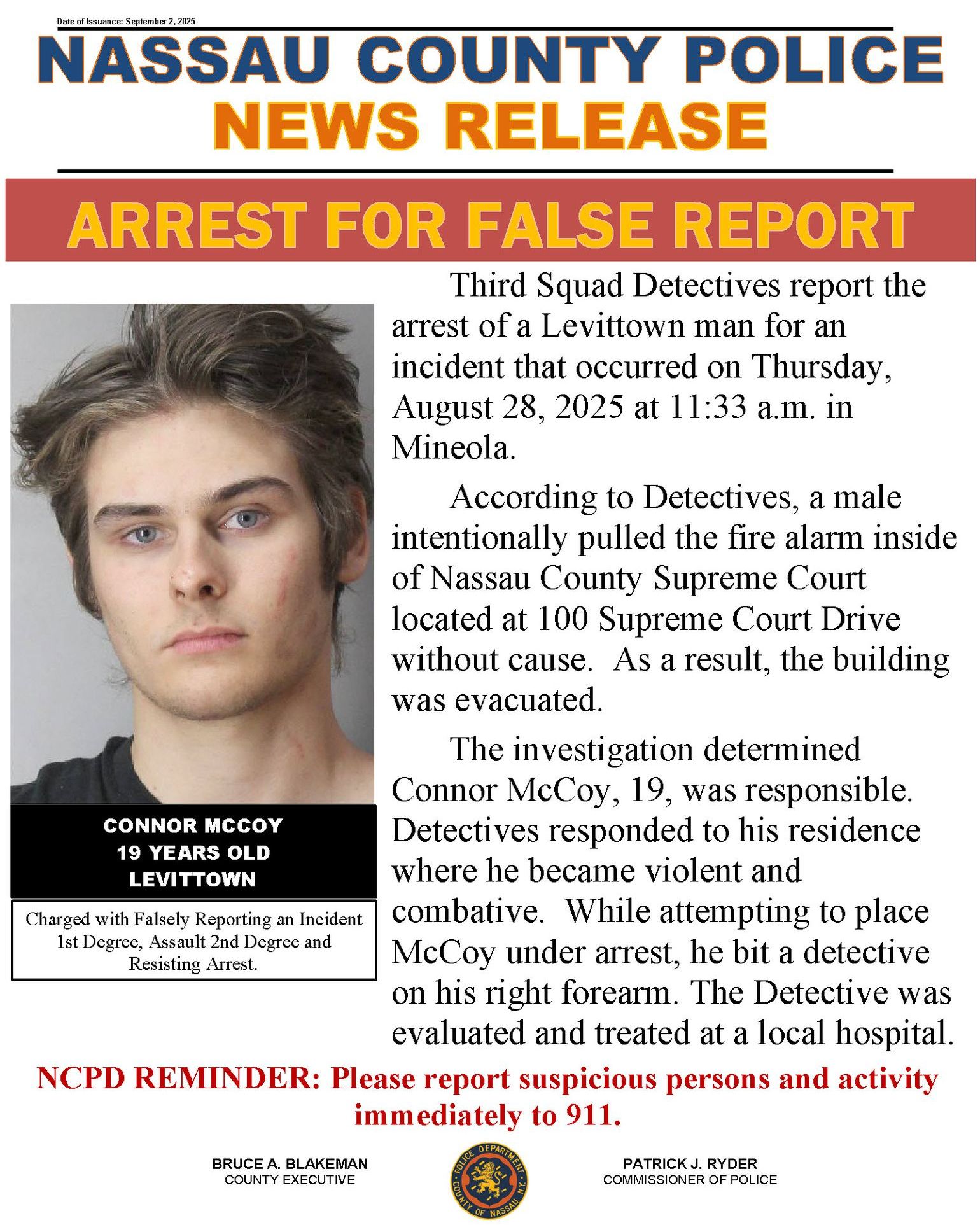 Nassau County Police... - Nassau County Police Department