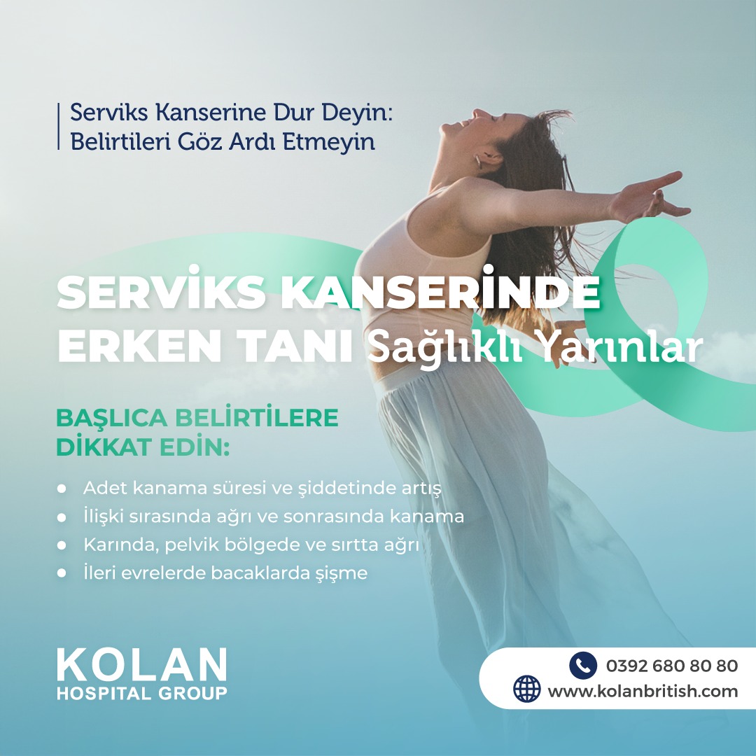 Kolan - Rahim ağzı (serviks) kanseri, düzenli tarama testleri sayesinde ...