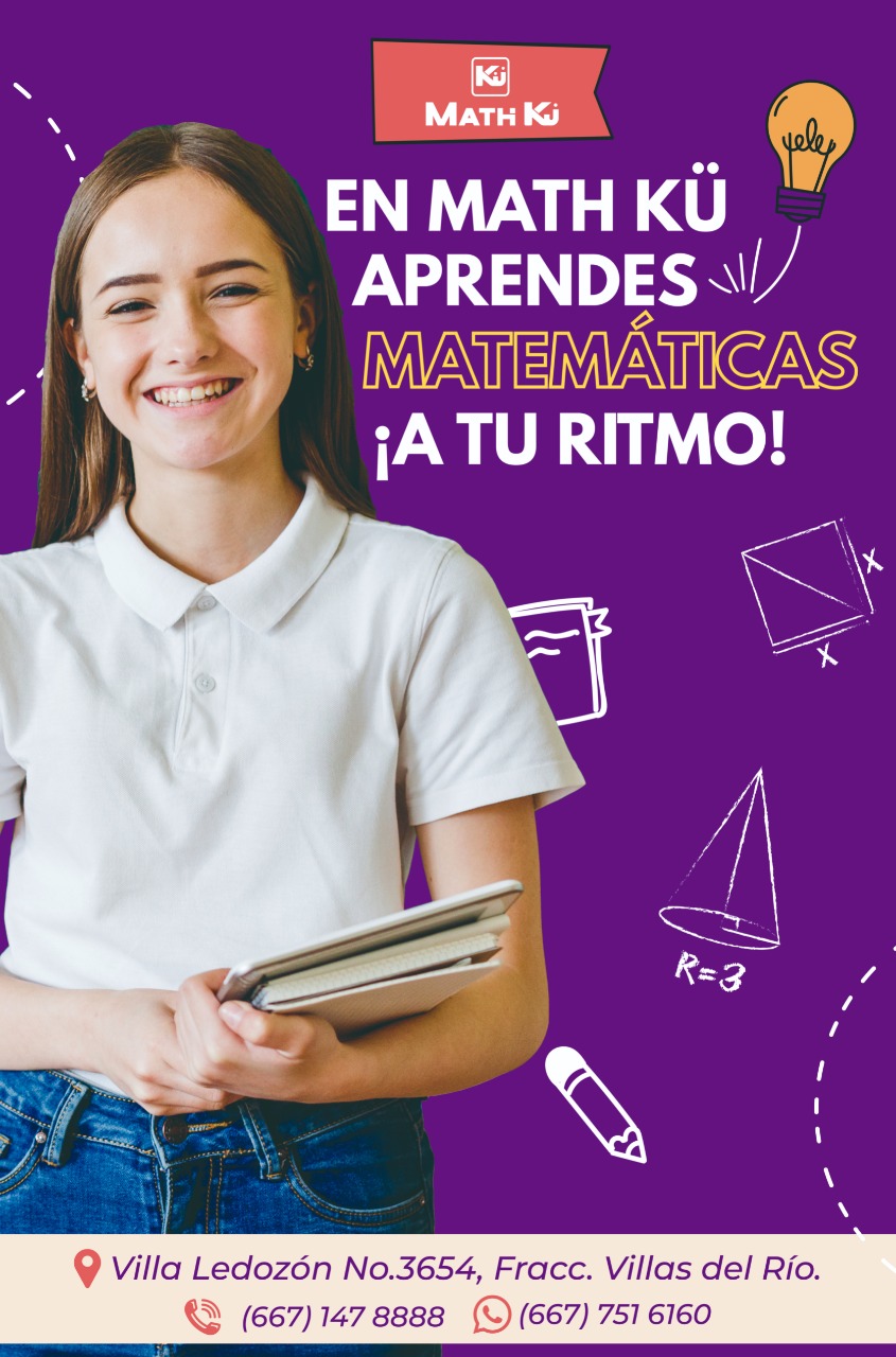 Las #Matemáticas son... - Math-Kü Villas Culiacán