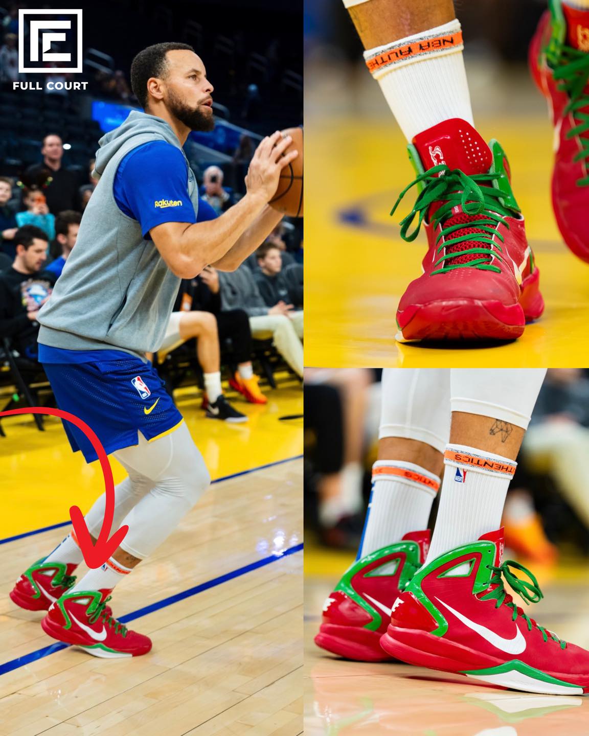 Full - SNEAKER WATCH: Stephen Curry warms up in his original Hyperdunk ...