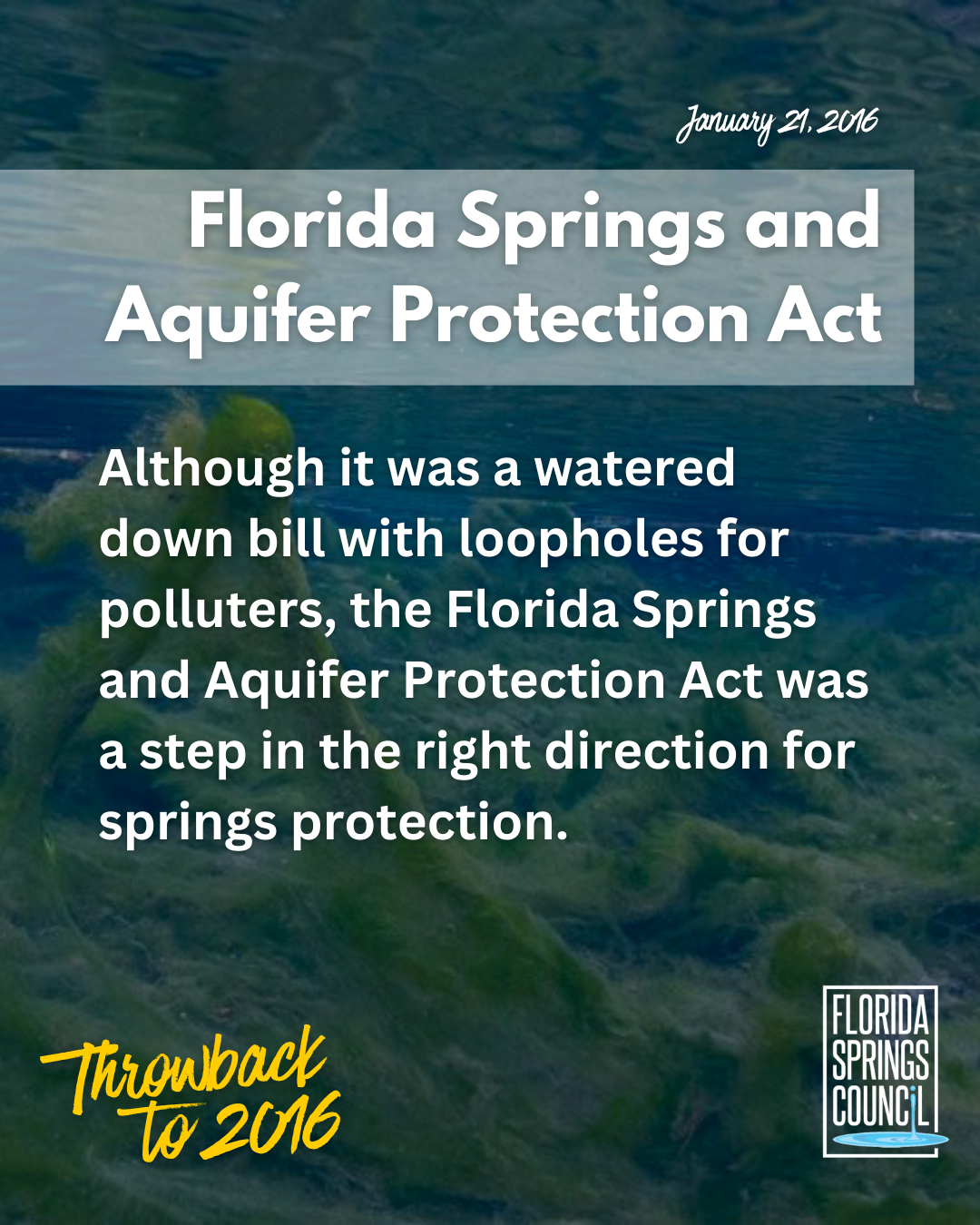 Florida Springs Council