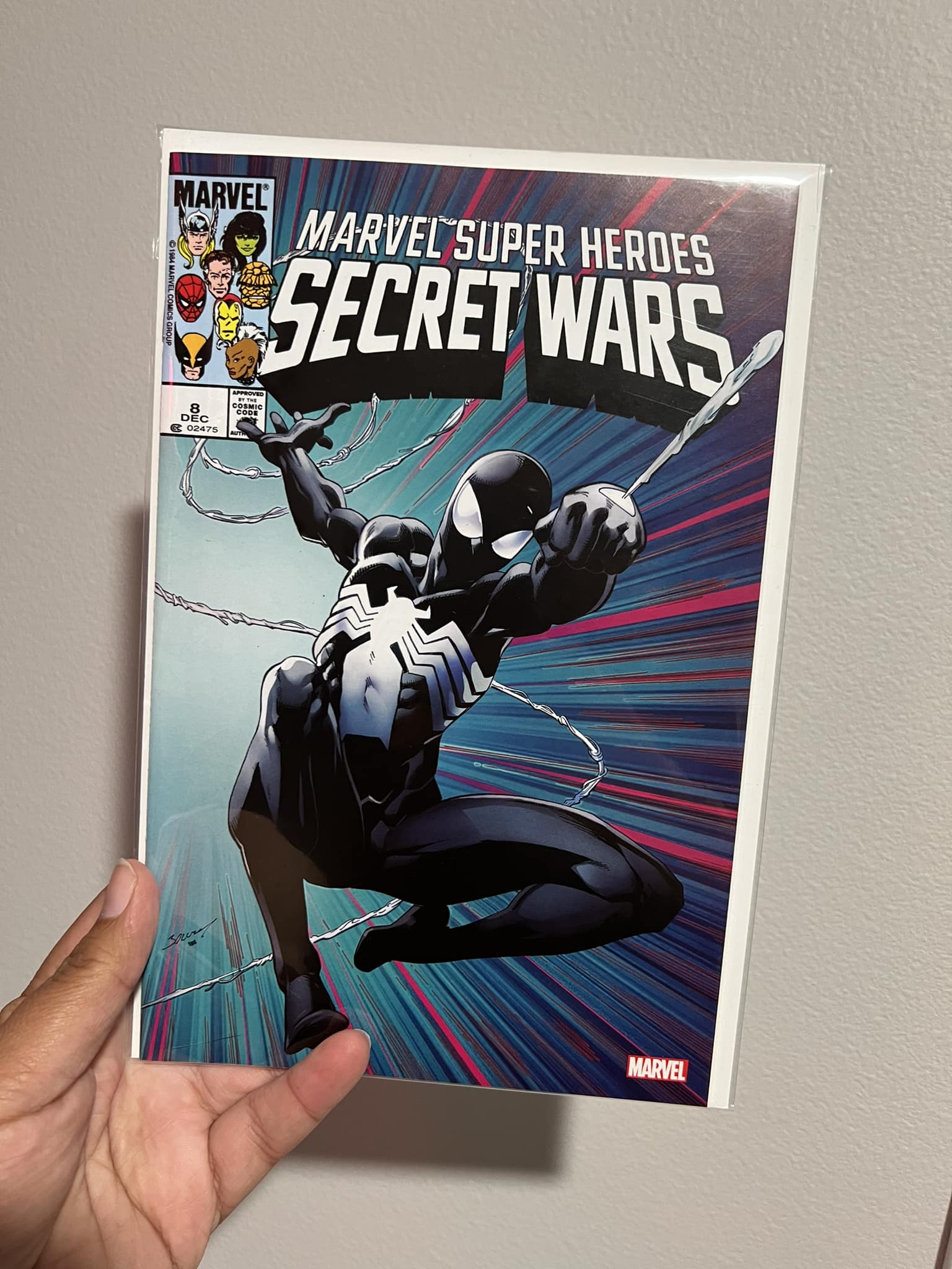 What is the variant of Secret Wars #8 given away at Nightmare Weekend?