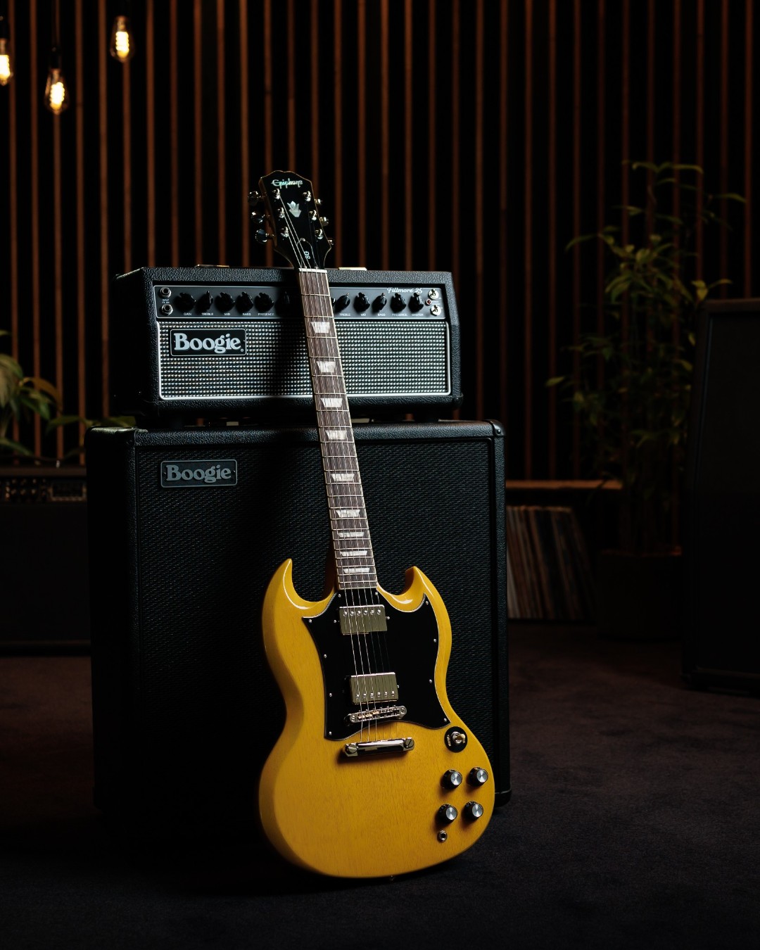 The SG Standard in TV Yellow from the Inspired by Gibson