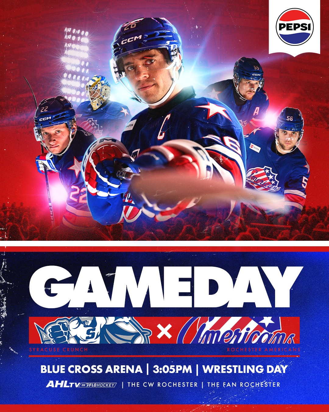 Rochester - 12TH bout of the season with them 🤼 🎟️ BUY TICKETS | Amerks ...