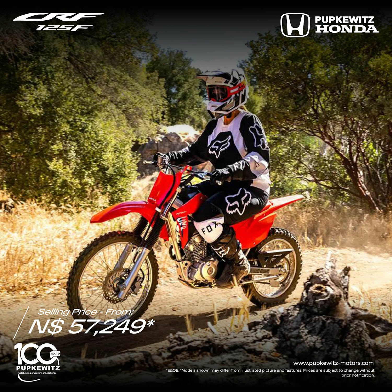 Pupkewitz - Kickstart the fun with the Honda CRF125F – built for bold ...