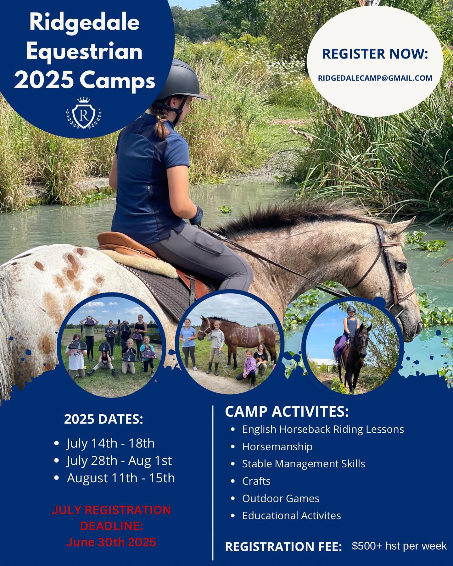 Ridgedale - Without further ado, here are the 2025 camp dates! 🤩 Our ...