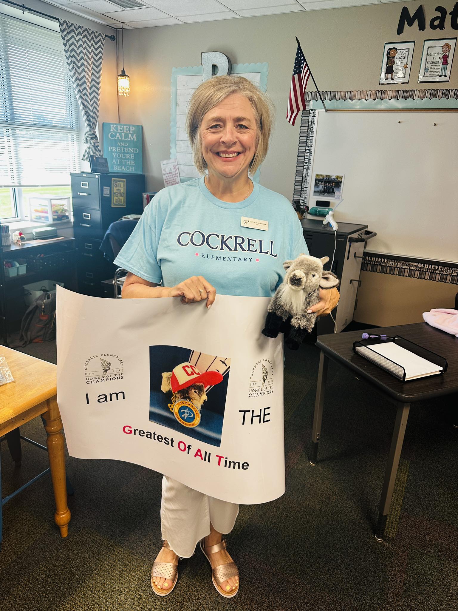 Cockrell - Mrs. Bradford is our first GOAT 🐐 of 25/26! Ms. Gasmire had ...