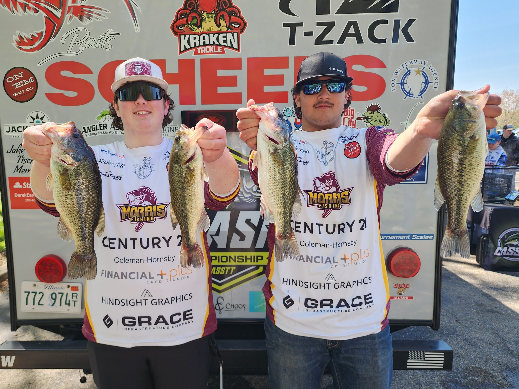 Morris - Eric Ramos and Kahne Siler hold their catch from Saturday ...
