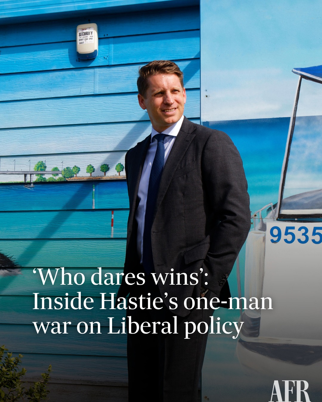 Andrew Hastie is happy to “ruffle... - Financial Review | Facebook