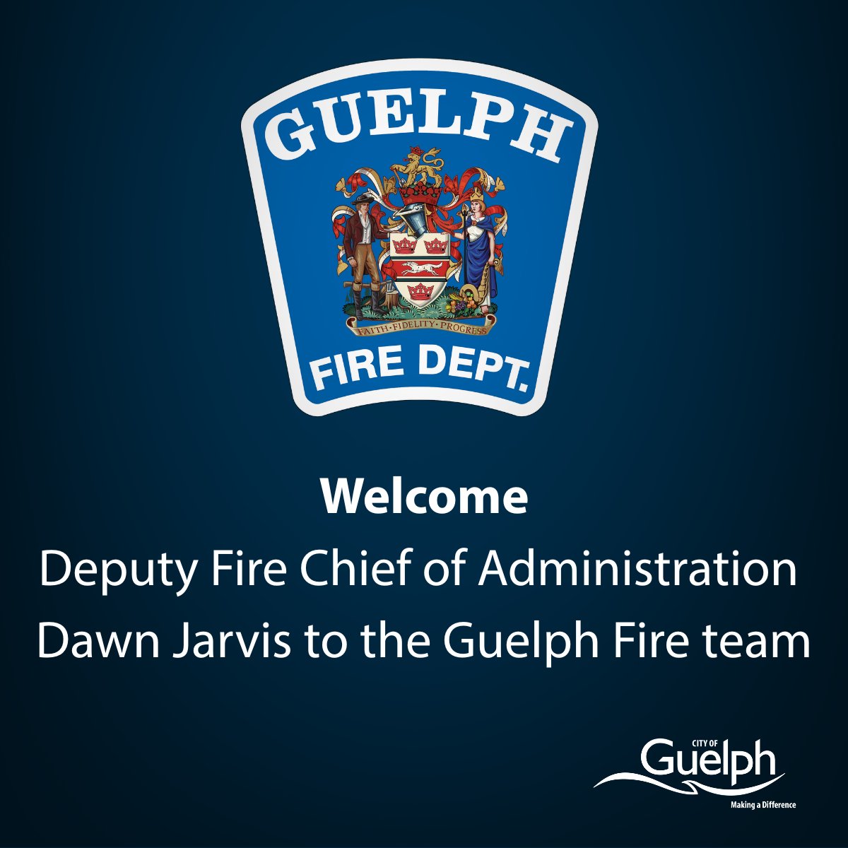 Deputy Chief (DC) Jarvis arrives... - Guelph Fire Department | Facebook