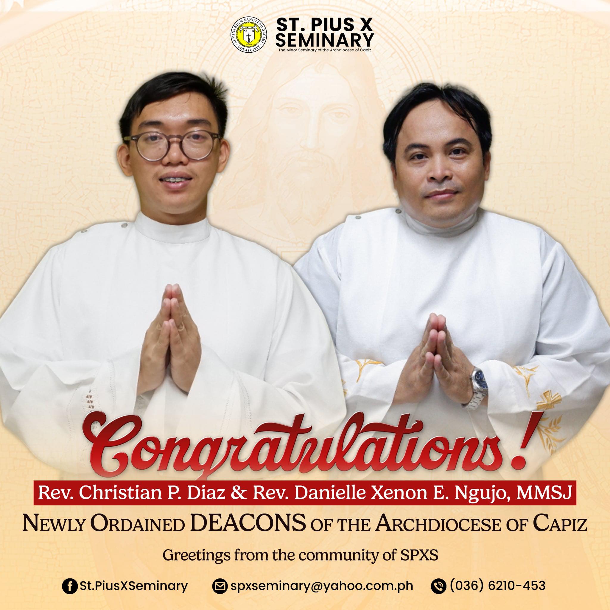 St. - Congratulations to the newly ordained deacons of the Archdiocese ...