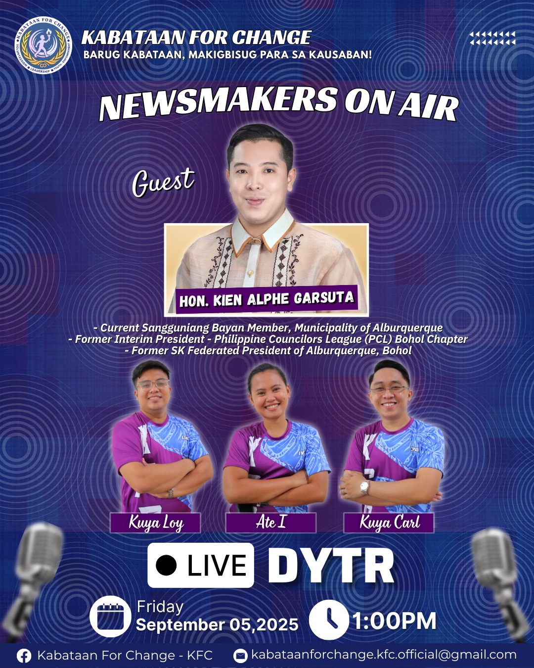 The Bohol - NEWSMAKERS ON AIR: Friday, Sept. 5, 2025 * Paminawa sa ...