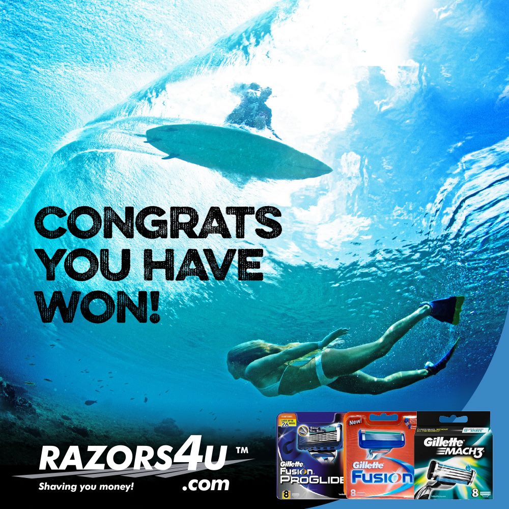 Razors4u - Congrats to our weekly spot prize winner, Miles Anderson ...