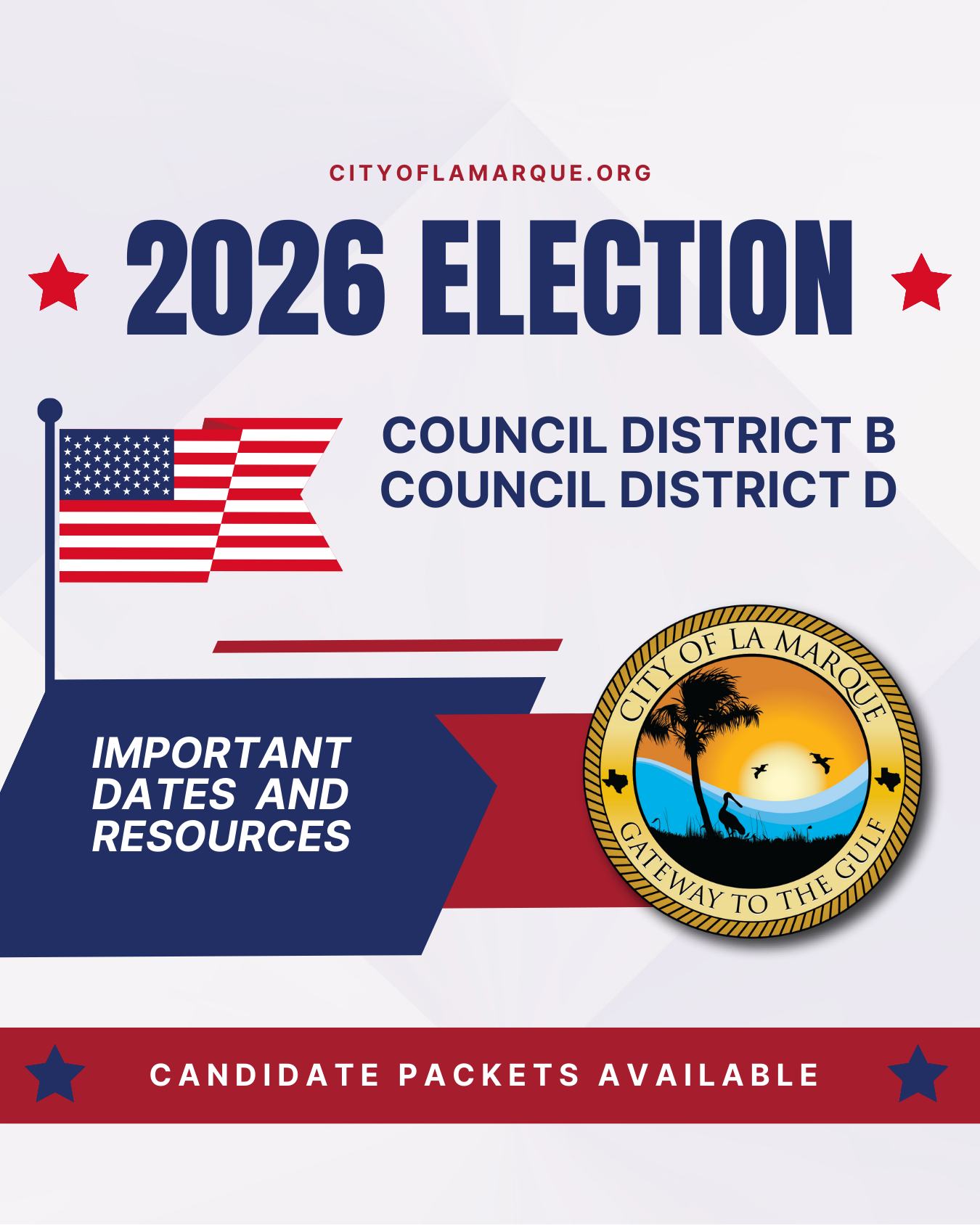 The City of La Marque will hold the... - City of La Marque | Facebook
