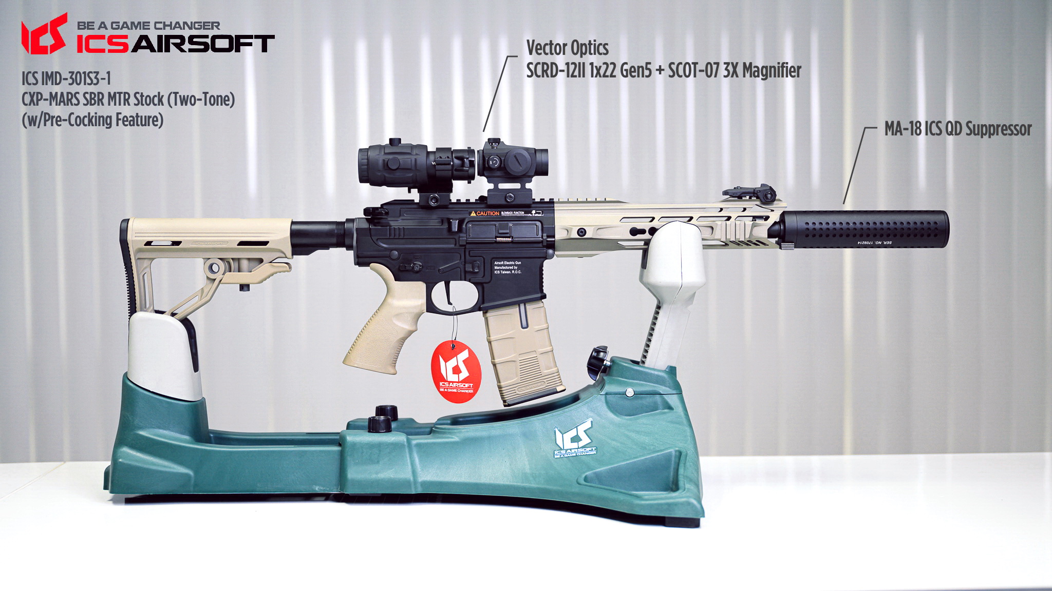 🥇ใหม่ ICS Airsoft รหัส ICS-302... - ICS Airsoft by NSP Hobby