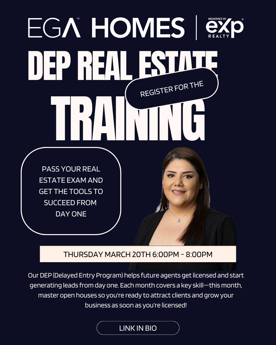 EGA - 📢 DEP Real Estate Training – Start Your Real Estate Career! 🏡 Are ...