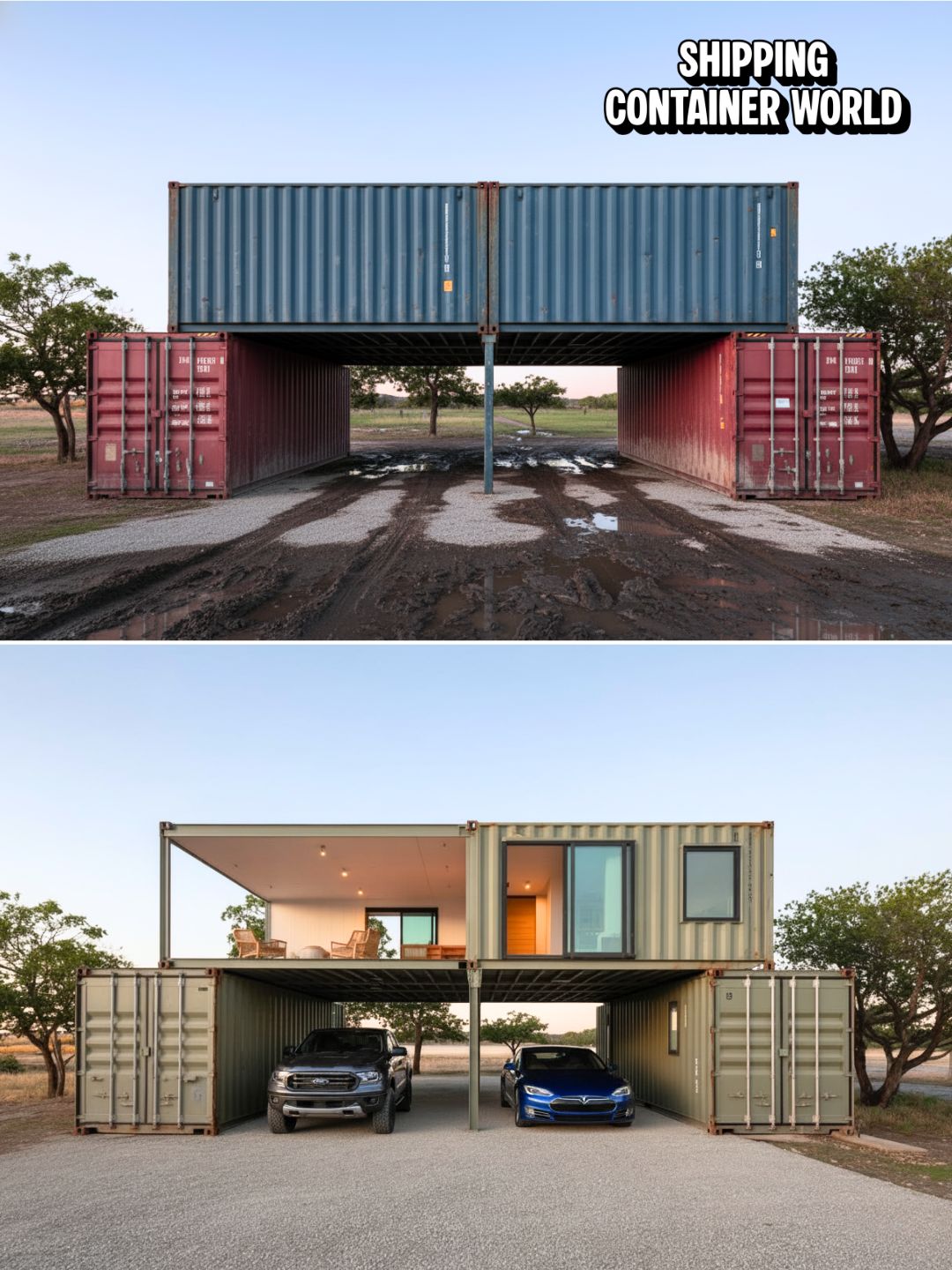 Shipping - Unbelievable Shipping Container Transformation! Witness the ...