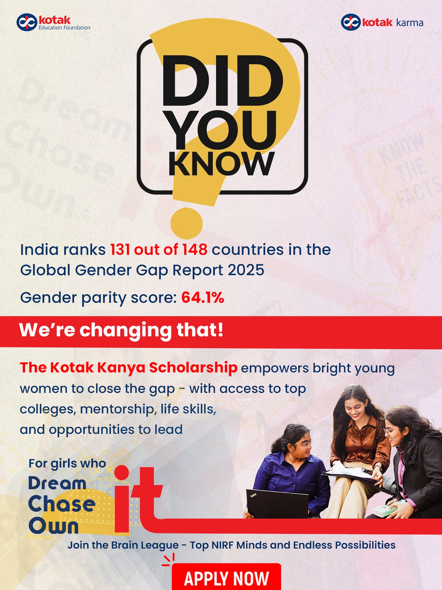 Buddy4Study - India ranks 131st in the Global Gender Gap... | Facebook