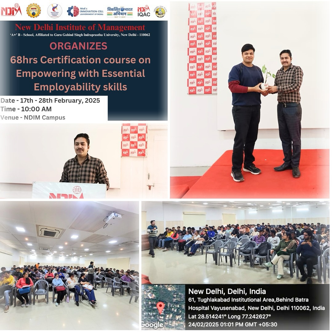 NDIM - 🚀 Successfully Certified! | Empowering with Essential ...