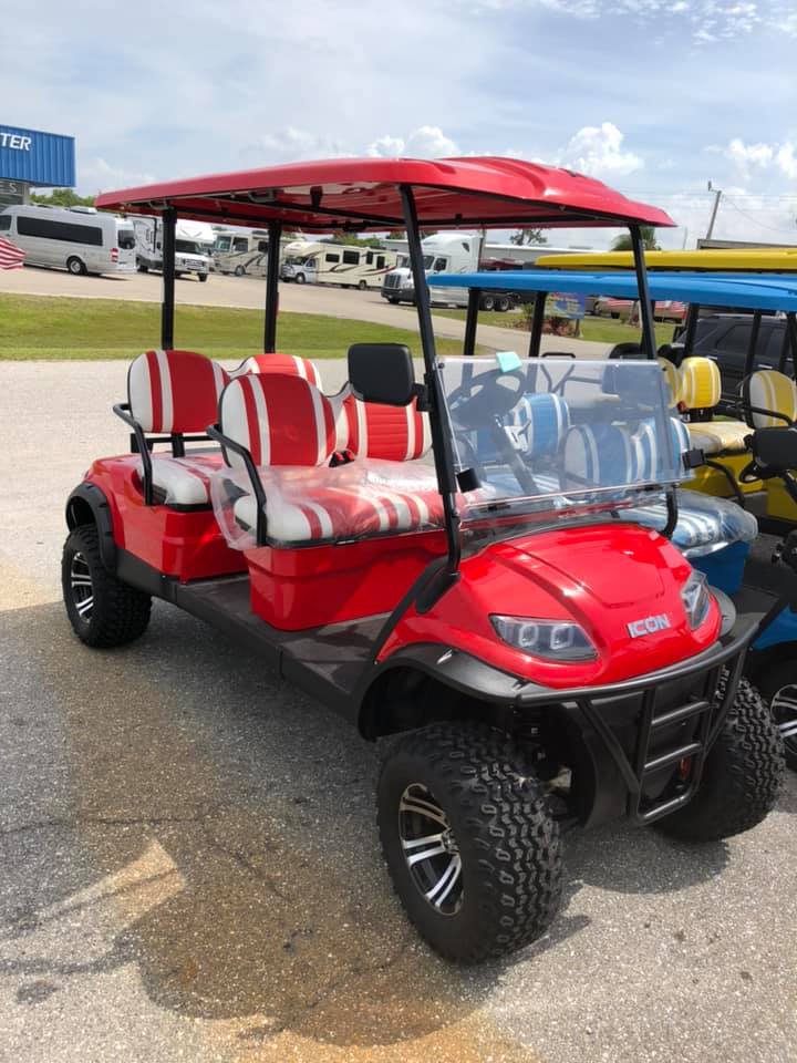 Cart City - New ICON LIFTED four passenger with all seats...