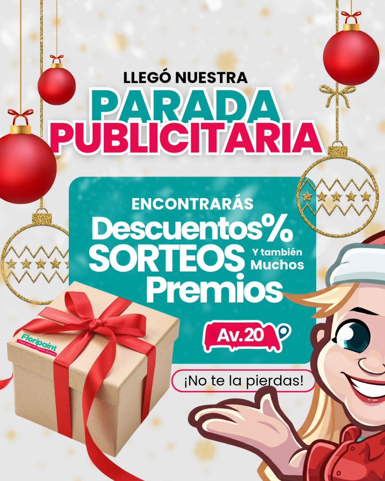 Floripaint - 🎄 ¡Parada Publicitaria Navideña! 🎄 Este sábado 13 de ...