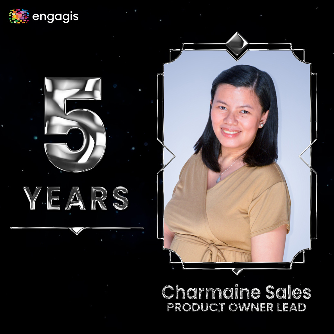 Engagis - 5 years of excellence! Congratulations to Charmaine on this ...