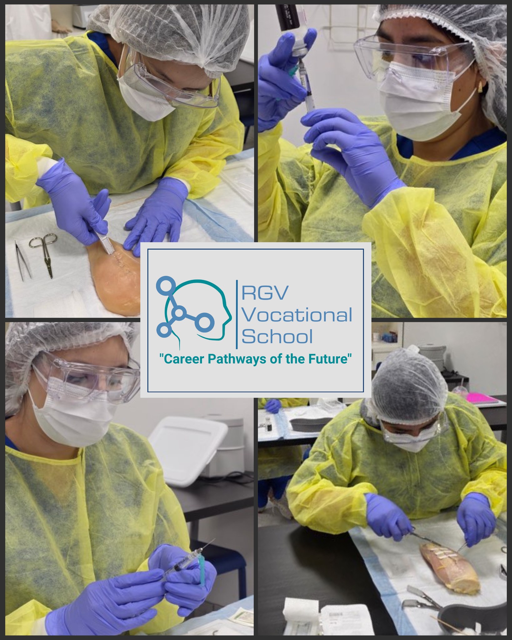 RGV - 🩺 Our students are getting hands-on practice with suturing ...