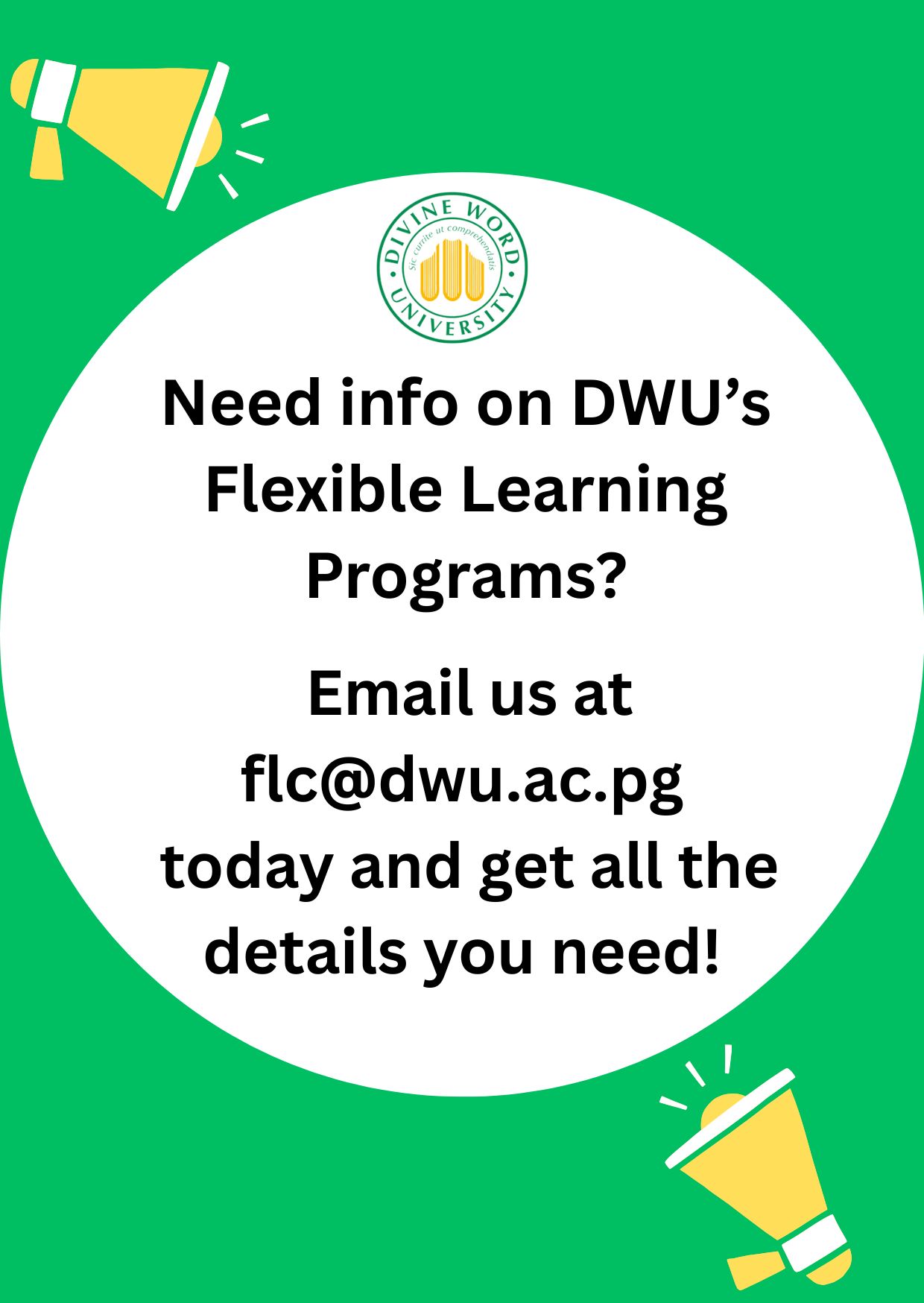 📢 We’ve been receiving lots of... - Divine Word University | Facebook