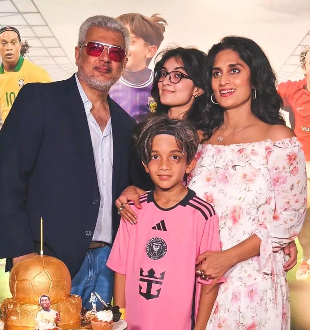 South - Actor Ajith Kumar celebrated his son Aadvik's birthday with his ...