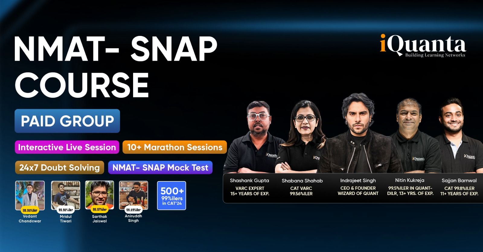 NMAT and SNAP Course by iQuanta 2025-26 | Facebook