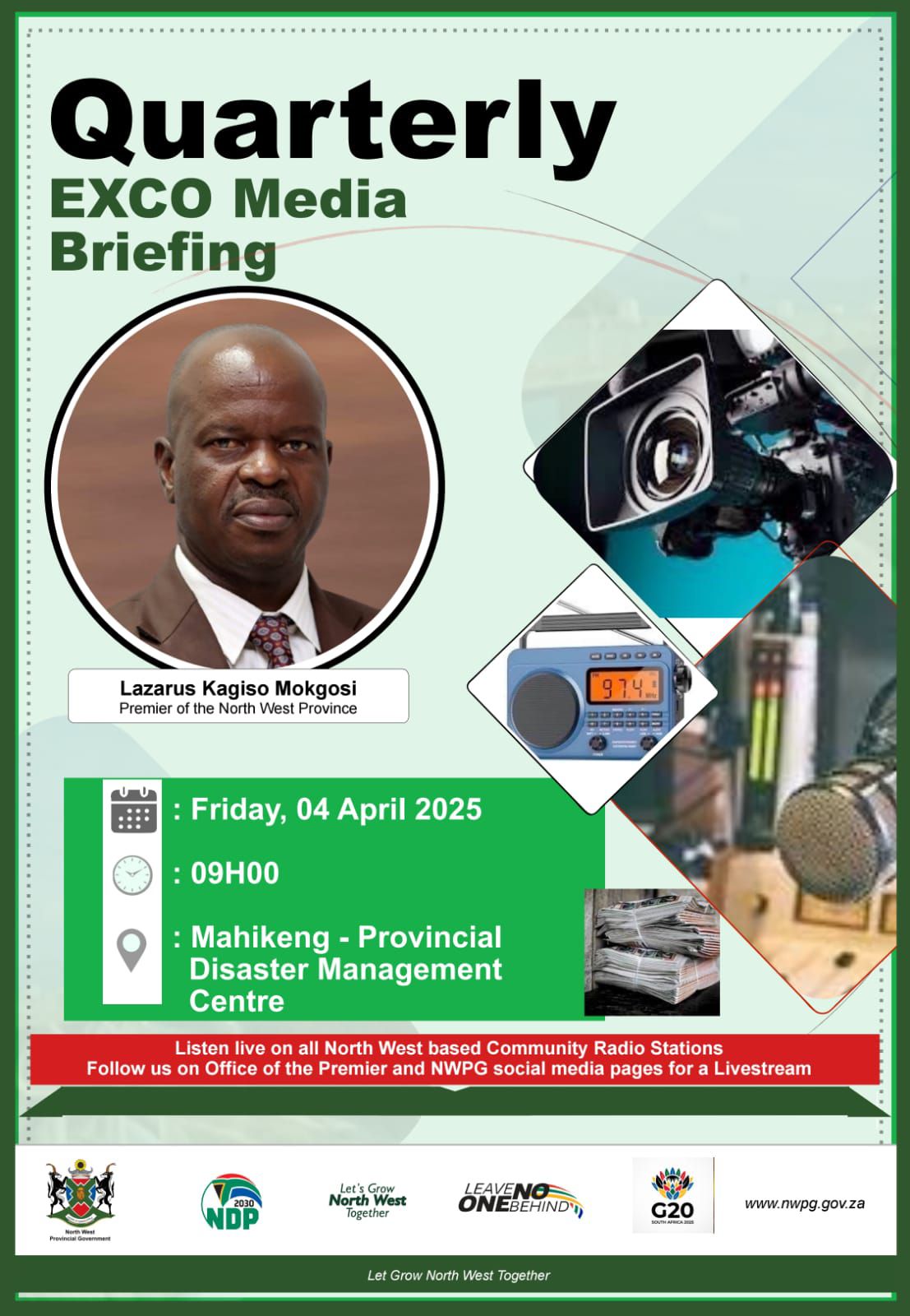 Office of the Premier - North West Province - South Africa - Ntlo ya ...