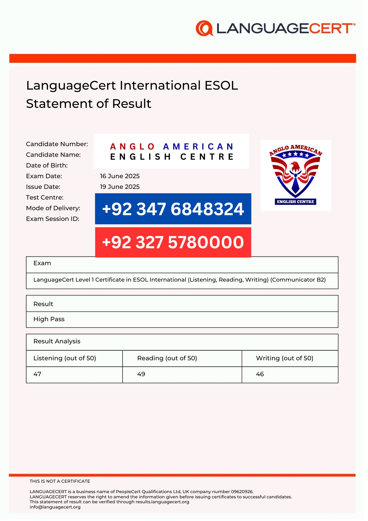 The Anglo American English Centre Mardan | Mardan