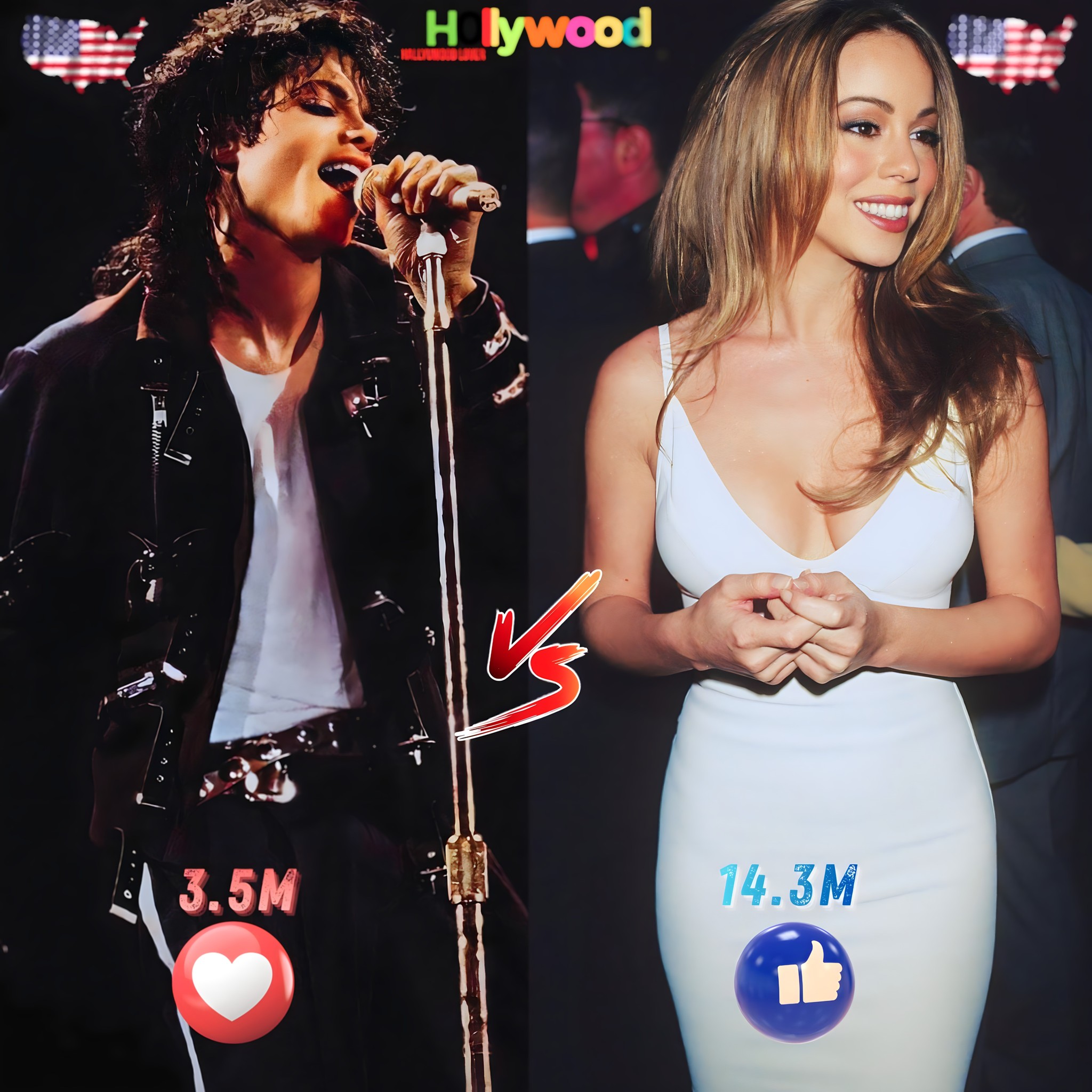 ? MICHAEL JACKSON ? vs ? MARIAH CAREY ✨ (Two Icons. Infinite 
