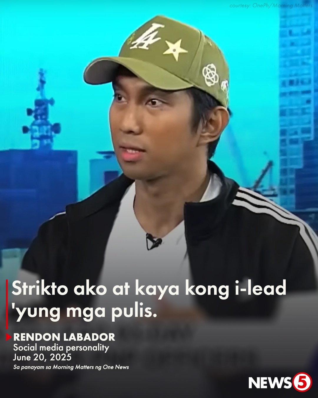 News5 - 'STRIKTO AKO' Sinabi ng social media personality na si Rendon ...