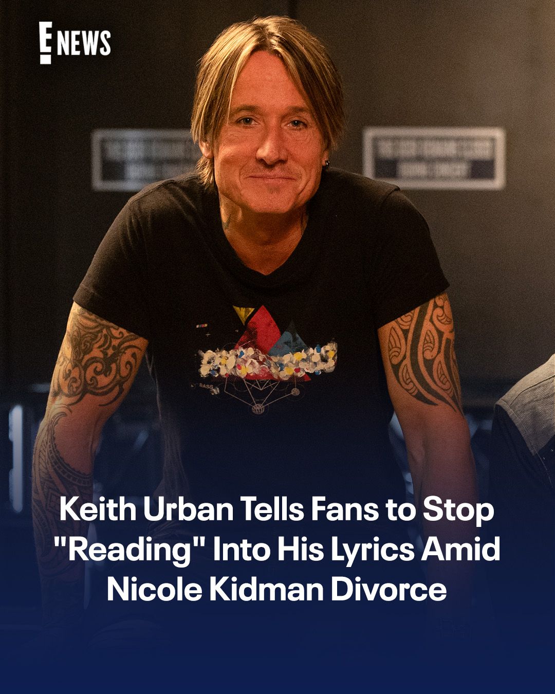 E! - Keith Urban isn't thinking of anyone in particular at his concerts ...