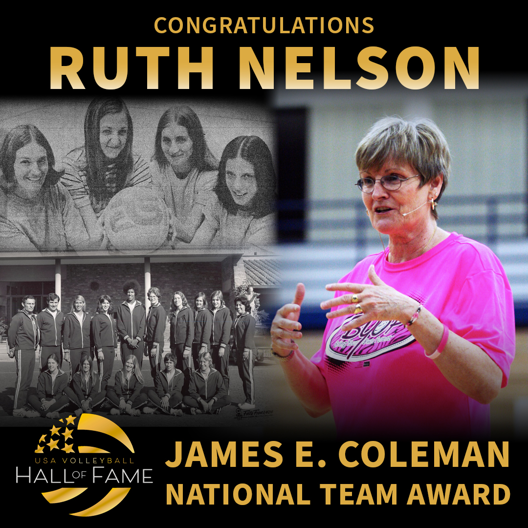 The Art of Coaching Volleyball - Congratulations to Ruth Nelson for ...