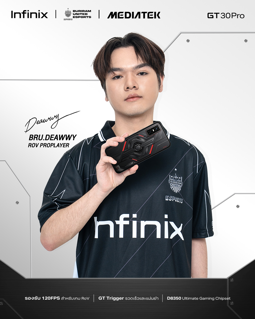 Infinix - ลื่นทุกเฟรมมมม DEAWWY เล่นยาว 120FPS ได้ทั้งวัน ต้อง GT 30 ...
