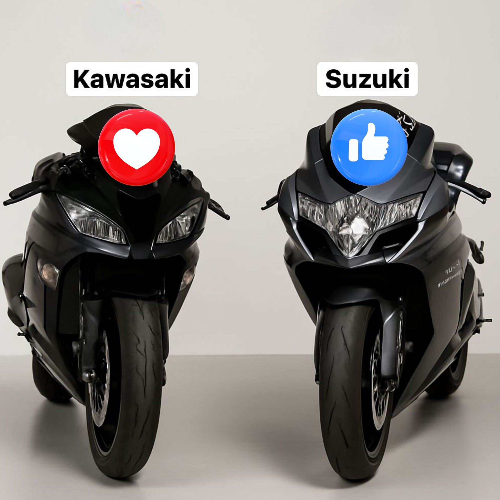 Kawasaki Ninja ZX-10R vs the Suzuki Hayabusa #fblifestyle