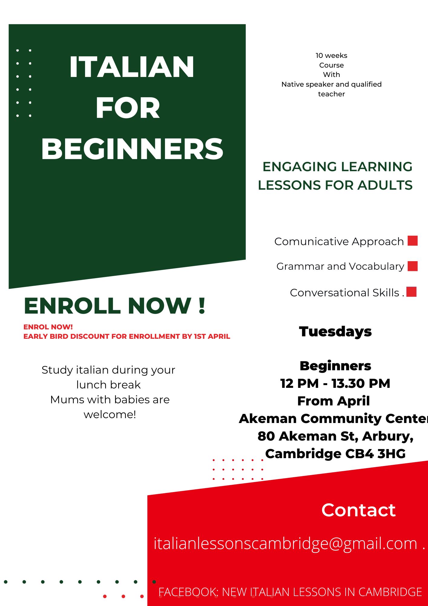 Italian Lessons Hub Cambridge&Beyond