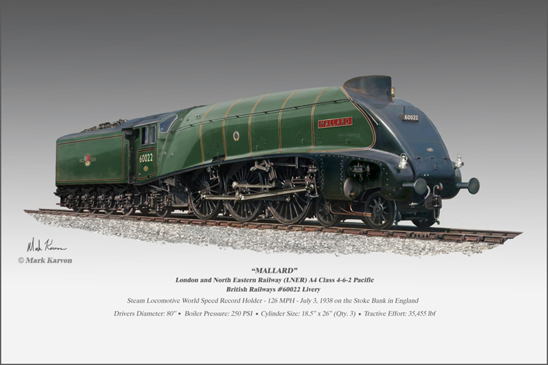 Mark - The London and North Eastern Railway (LNER) A4 Class locomotives ...