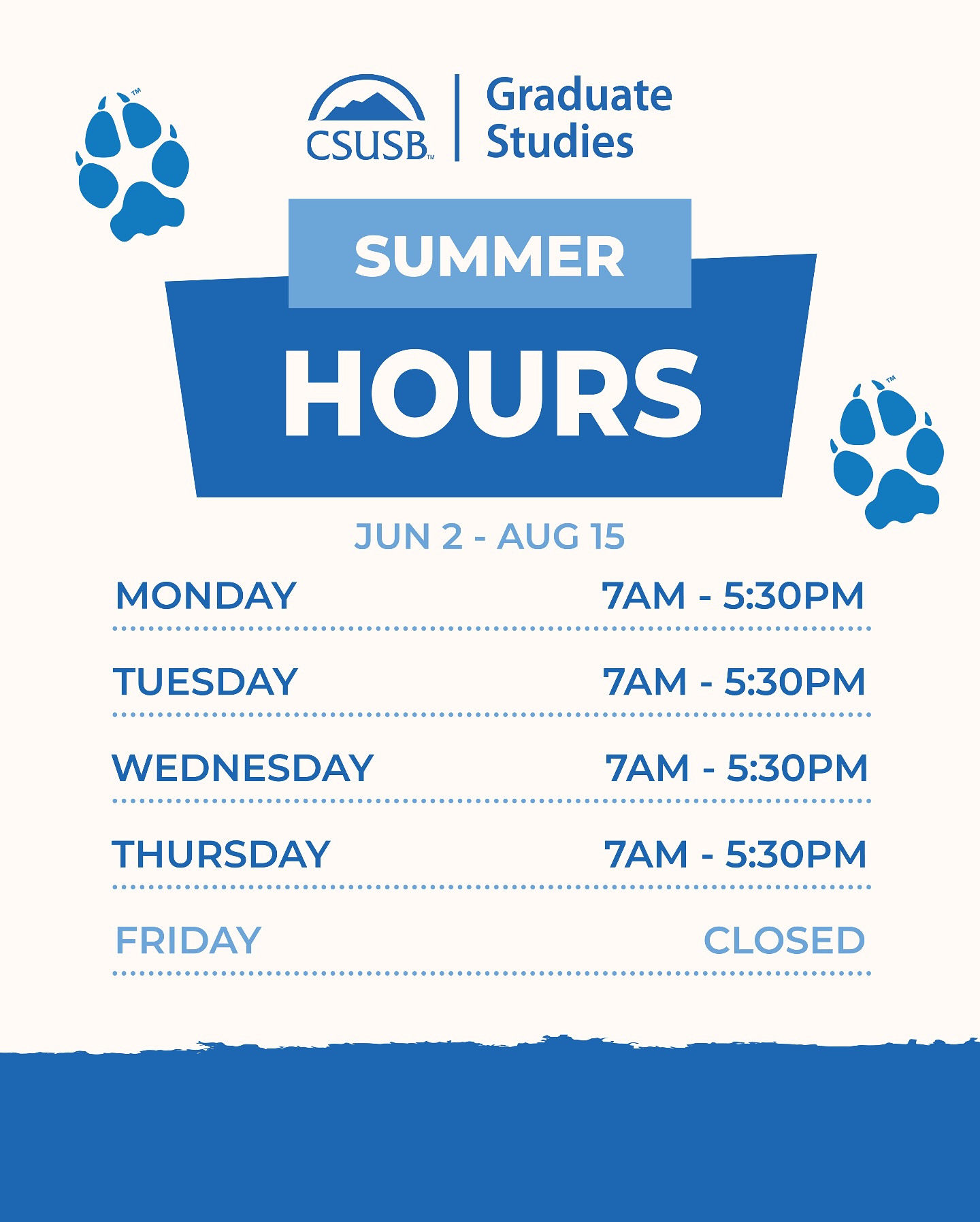 CSUSB Graduate Studies | San Bernardino CA