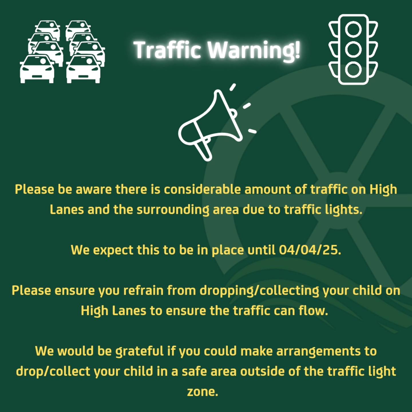 📢 Roadworks on High Lanes 📢 - Heworth Grange School | Facebook