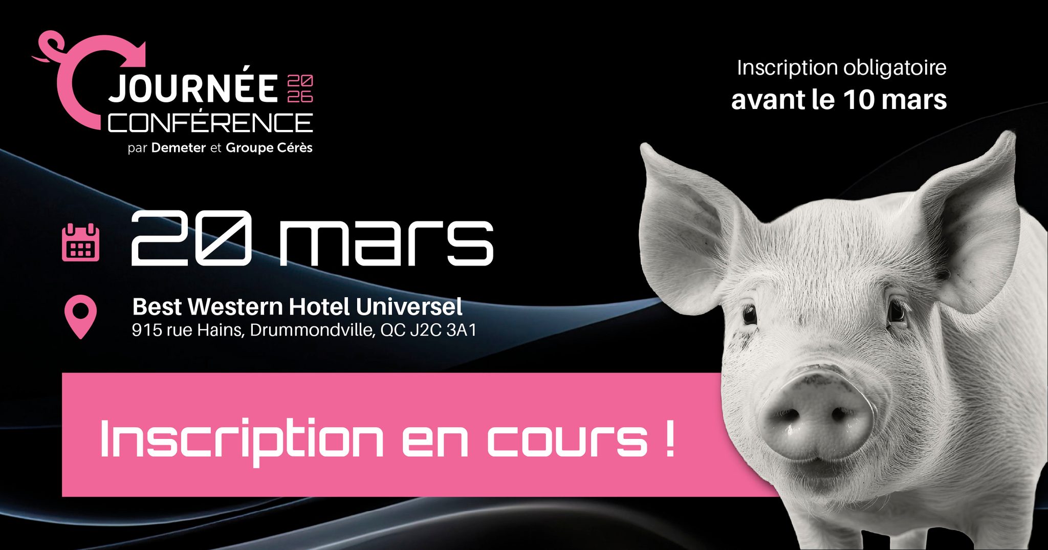 Groupe Cérès - 𝗟𝗲𝘀 𝗶𝗻𝘀𝗰𝗿𝗶𝗽𝘁𝗶𝗼𝗻𝘀 𝘀𝗼𝗻𝘁 𝗲𝗻 𝗰𝗼𝘂𝗿𝘀! Le 20 mars... | Facebook