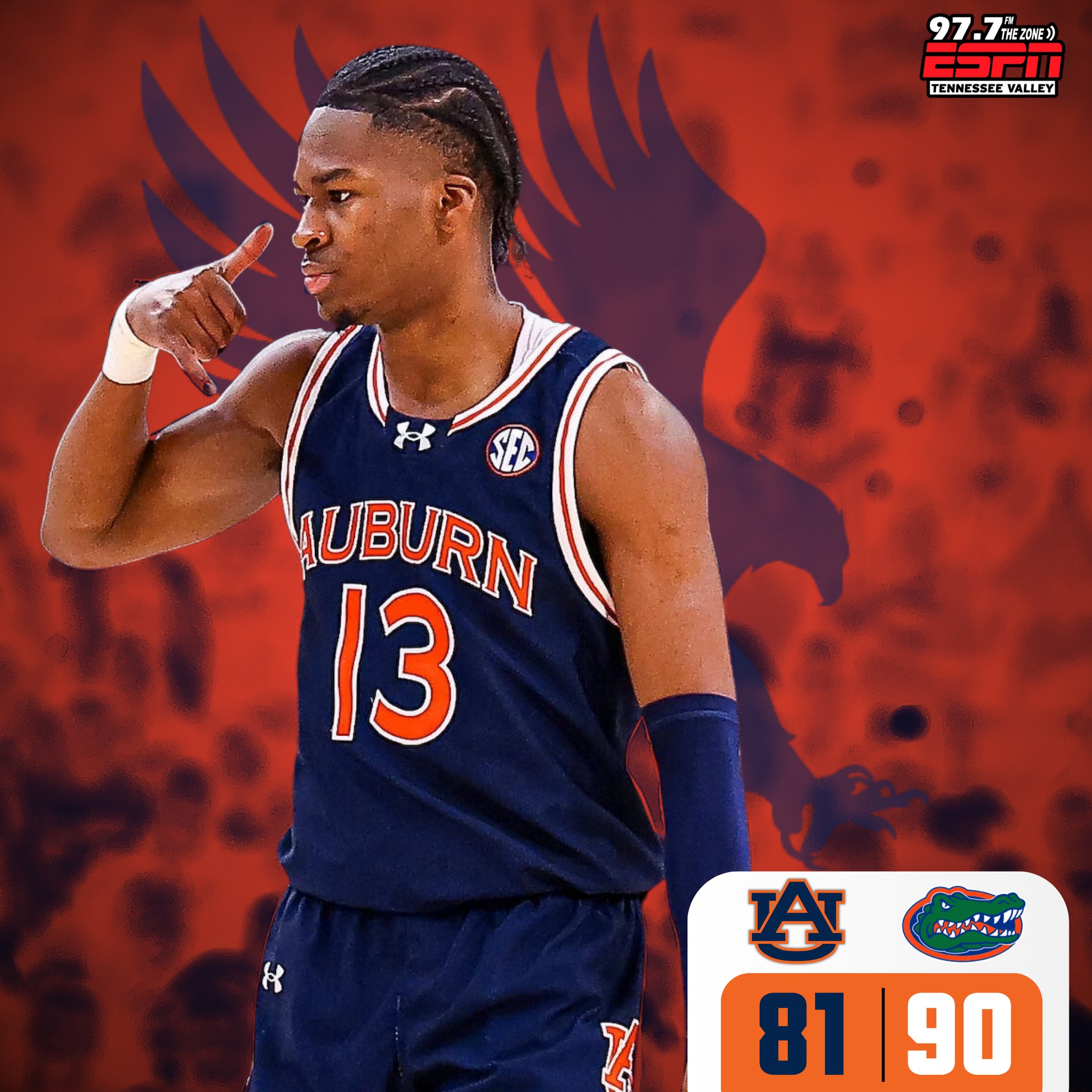 Keyshawn Hall scored 24 points, including 22 in Auburn's dominant