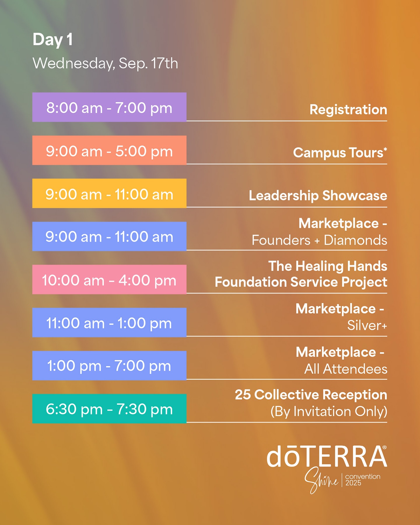 The world needs your light so let it shine at dōTERRA's Convention