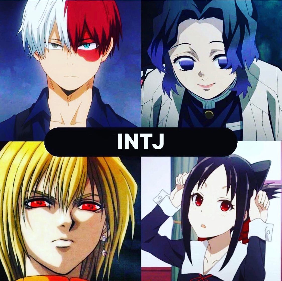 ナル心理学 - INTJタイプ(MBTI)のキャラです 知っているキャラはいますか？ どのキャラが好きですか？😊...